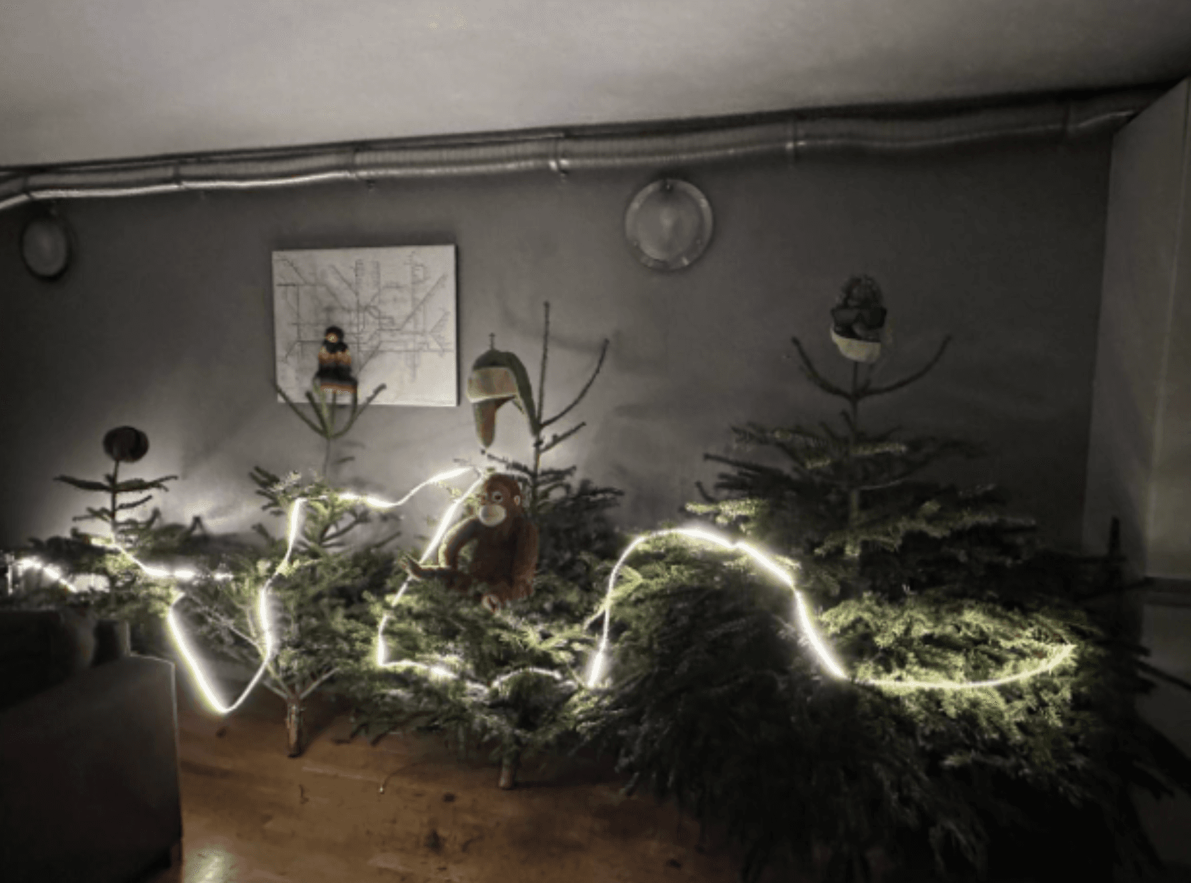 London Memory: Four Christmas Trees